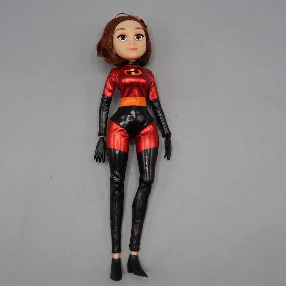 Elastigirl Mrs Incredible Disney Pixar Jakks Articulated Deluxe Costume Doll 12